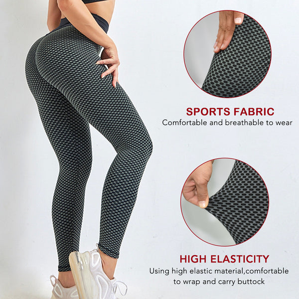 HOT Quality Ladies Magic Butt Lifting Leggings for Women Comfortable Wear/Sports Everyday Use & Plus Sizes Too Honeycomb