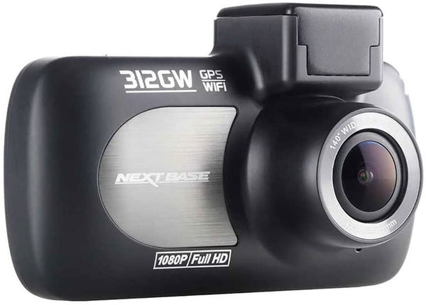 Nextbase 312GW HD In-Car Dash Cam Front Camera DVR MAINS ONLY Grade C GPS/WIFI 2.7" LED Screen 1080p 140° Viewing Angle Black