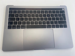 Apple MacBook Pro 13"A1706 Late 2016 Mid-2017 Space Grey UK Palmrest/Keyboard/Trackpad 821-00681-A + TouchBar (NO BATTERY ) Grade 'A-'