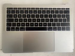 Apple 13" MacBook Pro A1708 2016 2017 Silver Palmrest Battery Keyboard UK Layout English 821-00681-A Grade C (PR01111)