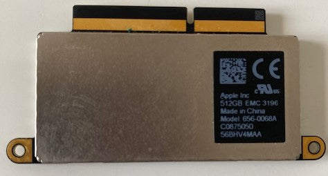100% Apple MacBook Pro 13" A1708 SSD 512GB Solid State Drive 656-0068A 2016 2017 NVMe Genuine Internal