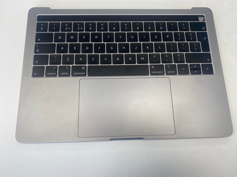 Apple MacBook Pro 13" A1989 Mid 2018 Early 2019 Space Grey UK Palmrest/Keyboard/Trackpad/Battery + TouchBar Grade 'A' (B661-13159, B661-10040)
