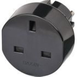 Brennenstuhl Travel Adapter GB to Europe Type F Earthed 3-pin UK to DE FR ES IT NL PL