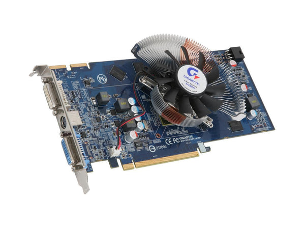 Gigabyte HD 3870 PCIe Express AMD Radeon HD3870 Graphic Video Card GV-RX387512HP GPU ATI