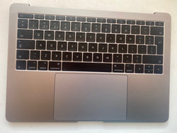 Apple 13" MacBook Pro A1708 2016 2017 Grey Palmrest UK Layout Keyboard Trackpad 821-00681-A Space Grey Grade B 26012