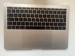 Apple 13" MacBook Pro A1708 2016 2017 Silver Palmrest UK Keyboard Layout English A Grade 821-00681-A 26013