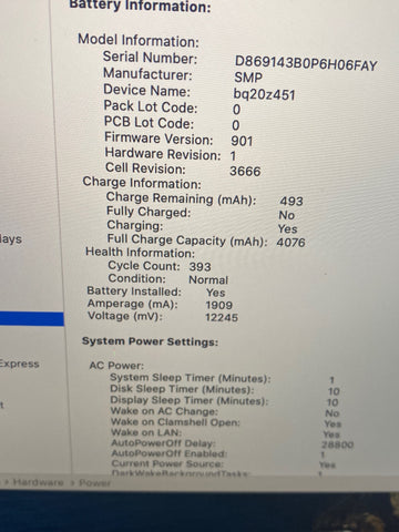 Apple 13" MacBook Pro 2017 A1708 Core i5 2.3gHz 16GB 256GB SSD Grey Laptop Used Grade B 13121