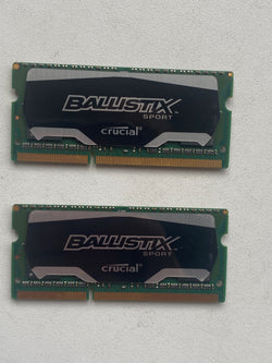 Crucial Ballistix 16GB DDR3 2x8GB PC3-14900 Gaming Laptop RAM Memory Upgrade Kit BLS8G3N18AES4.16FER