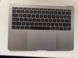 Apple 13" MacBook Pro A1708 2016 2017 Grey Palmrest Battery Keyboard US Layout English 821-00681-A Grade B (03012)