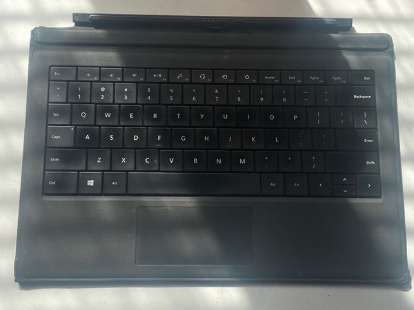 Microsoft SURFACE PRO 3,4,5,6,7 Magnetic Keyboard Grey US English Layout Working Used Black/Dark Grey