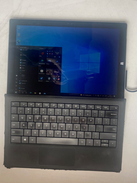 Microsoft SURFACE PRO 3 Tablet Core i5 1.9gHz 8GB 256GB + Keyboard Working *Read*