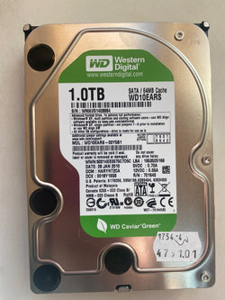 Western Digital 1TB Internal 3.5" Hard Disk Drive SATA WD10EARS WD Green HDD