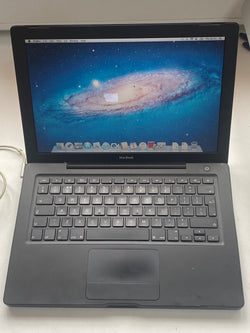 Apple 13" MacBook A1181 Intel Core-2-Duo 2.2gHz 320GB HD 4GB RAM Laptop Computer Black (Grade B) *Replace Battery*