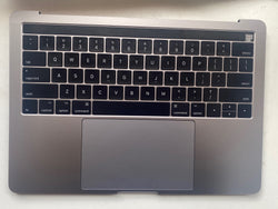 Apple MacBook Pro A1706 13” 2016 2017 Space Grey US Palmrest/Keyboard 821-00681-A English QWERTY Layout