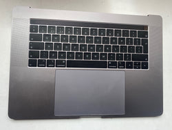 Apple MacBook Pro 15" A1707 2016 2017 Palmrest Space Grey UK Keyboard Trackpad *Grade B* Touch-Bar English Layout QWERTY