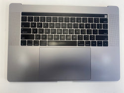 Apple MacBook Pro 15" A1707 2016 2017 Palmrest UK Keyboard Grey Trackpad USB-C Touch Bar Grade A-