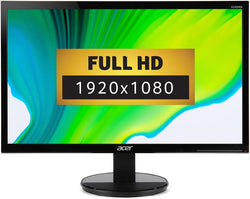 Acer 24" LCD Monitor K242HL HD PC Computer Display HDMI DVI-D VGA Ports + Stand+ Cables