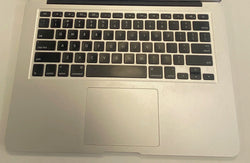 Apple MacBook Pro 13" A1466 English Layout Palmrest 2015-2017 Keyboard Trackpad Silver 069-9397 Working USA