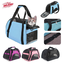Large Portable Pet Carrier Bag Soft Fabric Foldable for Dog Cat Puppy Travel Box