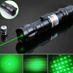 Rechargeable USB Green Laser Pointer Pen Torch Visible Beam 1000M+ Patterns/Case