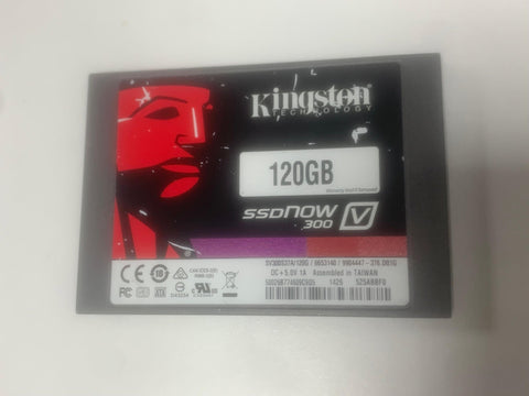 KINGSTON 120GB SSDNOW SV300S37A 2.5" Solid State Drive 7mm iMac PS4 Xbox Laptop PC USED