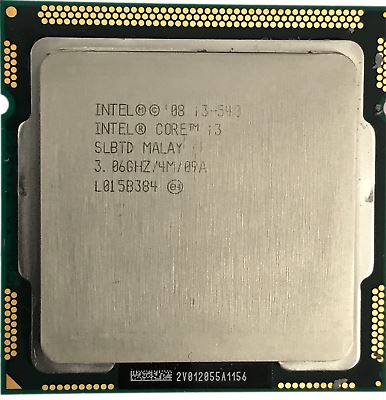 Intel i3-540 3.06GHz Processor LGA Socket 1156 CPU iMac A1311 Mid-2010 SLBTD 661-5534