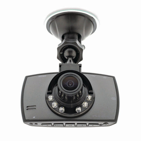 In-Car Camera Dash Cam Full HD 1080p 2.7" Wide 120° Viewing Angle + Holder
