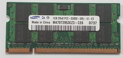 Samsung 1GB PC2-5300S Mac Memory DDR2 667mHz M470T2953EZ3-CE6 iMac Sodimm