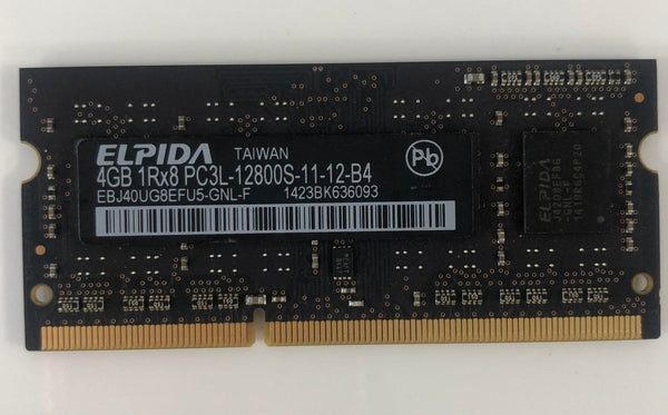 Elpida 4GB(1x4gb) DDR3 1333mhz PC3-12800 EBJ40UG8EFU5-GNL-F Memory Genuine Apple Macbook/iMac