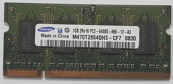 Samsung 1GB PC2-6400S Mac Memory DDR2 800mHz M470T2864QH3-CF7 iMac Sodimm