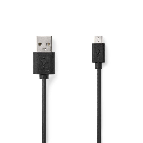 Valueline Cable USB 2.0 a macho - micro b macho 3.00 m negro