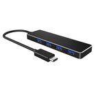 ICY BOX 4-Port Hub USB-C to 4x USB 3.0 Ports Black Macbook/Laptop NEW