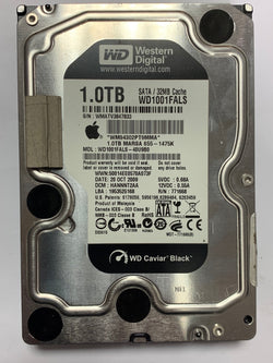 Western Digital 1TB Internal 3.5" Apple Hard Disk Drive 655-1475K WD Black iMac 1000GB WD Black WD1001FALS-40U9B0 Used