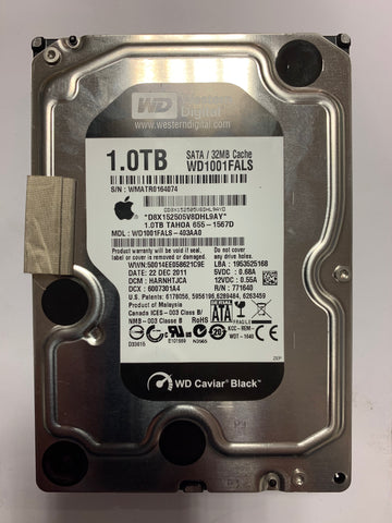 WD Black 1TB Internal 3.5" A1419 iMac 27” Apple Hard Drive 655-1567D WD1001FALS-403AA0 HDD 1000GB