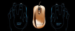 Plasma GOLDEN 6 LED Light Elecroplated Gaming mouse (GX-210)