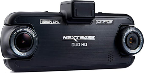Nextbase DUO HD Full 1080p In-Car Dash Cam Front and Back 140° Facing Camera  WiFi/GPS/Alexa Black Refurbished