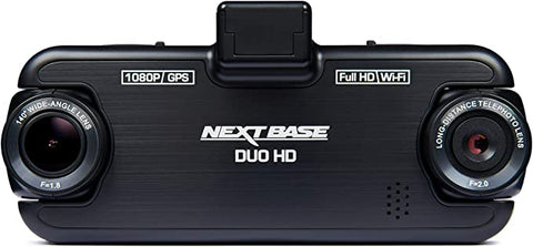 Nextbase DUO HD Full 1080p In-Car Dash Cam Front and Back 140° Facing Camera WiFi Black CAMERA ONLY