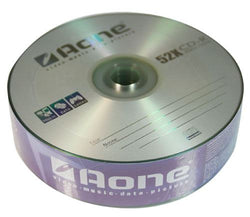 Aone CD-R Logo 25 Blank CDR Recordable Discs (4 Pack) 100pcs (52x write)