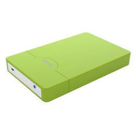 Approx Green External 2.5" SATA Hard Drive Caddy, USB2, USB Powered, Screwless,