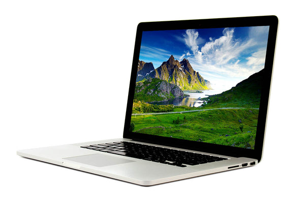 Apple 15" MacBook Pro A1398 Mid-2015 Core i7 2.2gHz 256GB SSD 16GB RAM Memory (Refurbished) Silver