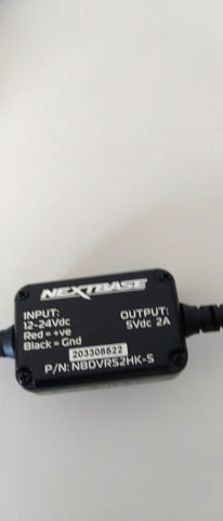 Nextbase Dash Cam Genuine 5M Fuse Box Mini-USB 12V Hardwire Kit Car Power Cable Series 1+2 Cameras 322GW/522GW/312GW/222X HD Duo