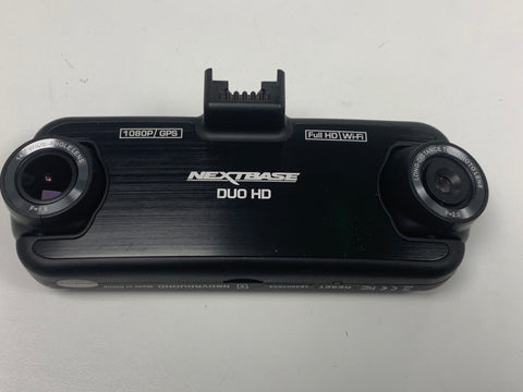 Nextbase DUO HD Full 1080p In-Car Dash Cam Front and Back 140° Facing Camera  WiFi/GPS/Alexa Black Refurbished