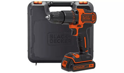 Black+Decker 18V KFBCD701D1K Cordless Combi Hammer Drill / Screwdriver 2-Speed (with case and battery charger)