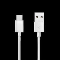 LMS Data Type-C USB-C Cable White Charge/Sync MacBook Samsung Smartphone Phone 1M Male to Male