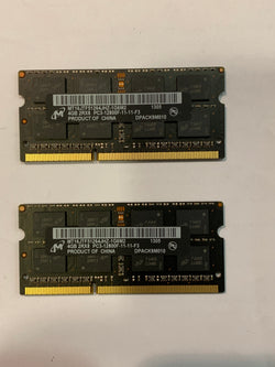 Micron Apple RAM 8GB (2x4GB) DDR3 1600mhz MT16JTF51264JHZ-1G6M2 PC3-12800F SoDimm Memory Kit iMac/Macbook 2011-2015