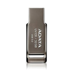 ADATA 32GB USB 3.0 Memory Pen Capless, Chromium Grey UV131