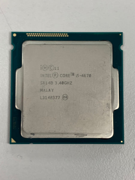 Apple Intel i5-4670 3.4gHz Quad-Core Processor Skt H3 FCLGA1150 iMac A1419 Late 2013 CPU SR14D