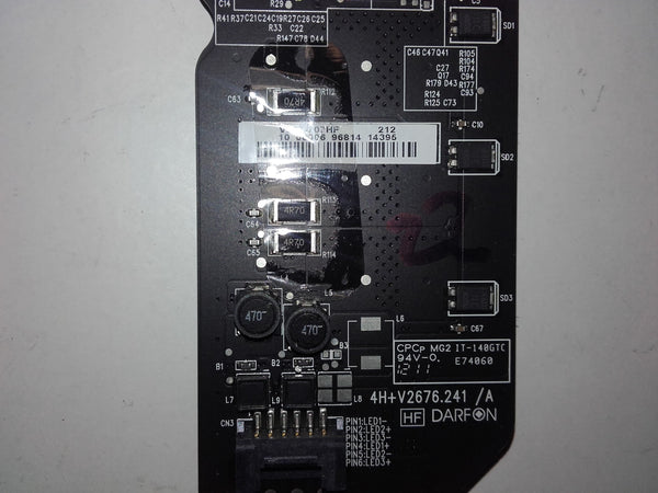 Apple A1311 LCD Backlight Inverter Board 21.5" iMac V267-707HF 661-5976 Mid-2011