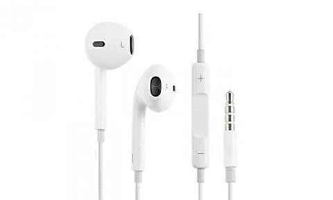 Compatible for Apple iPhone/iPad/iPod Earphones Wired 3.5mm Jack Plug White Headset in Case