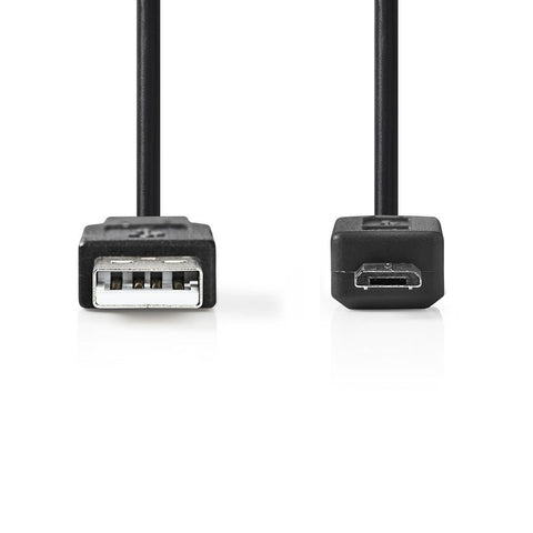 Nedis USB 2.0 Cable | A Male - Micro B Male | 1.0 m | Black